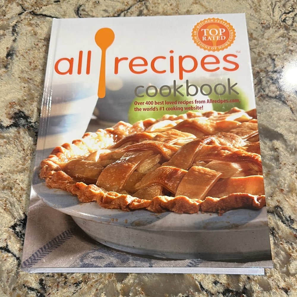 Allrecipes Cookbook with Pie Cover